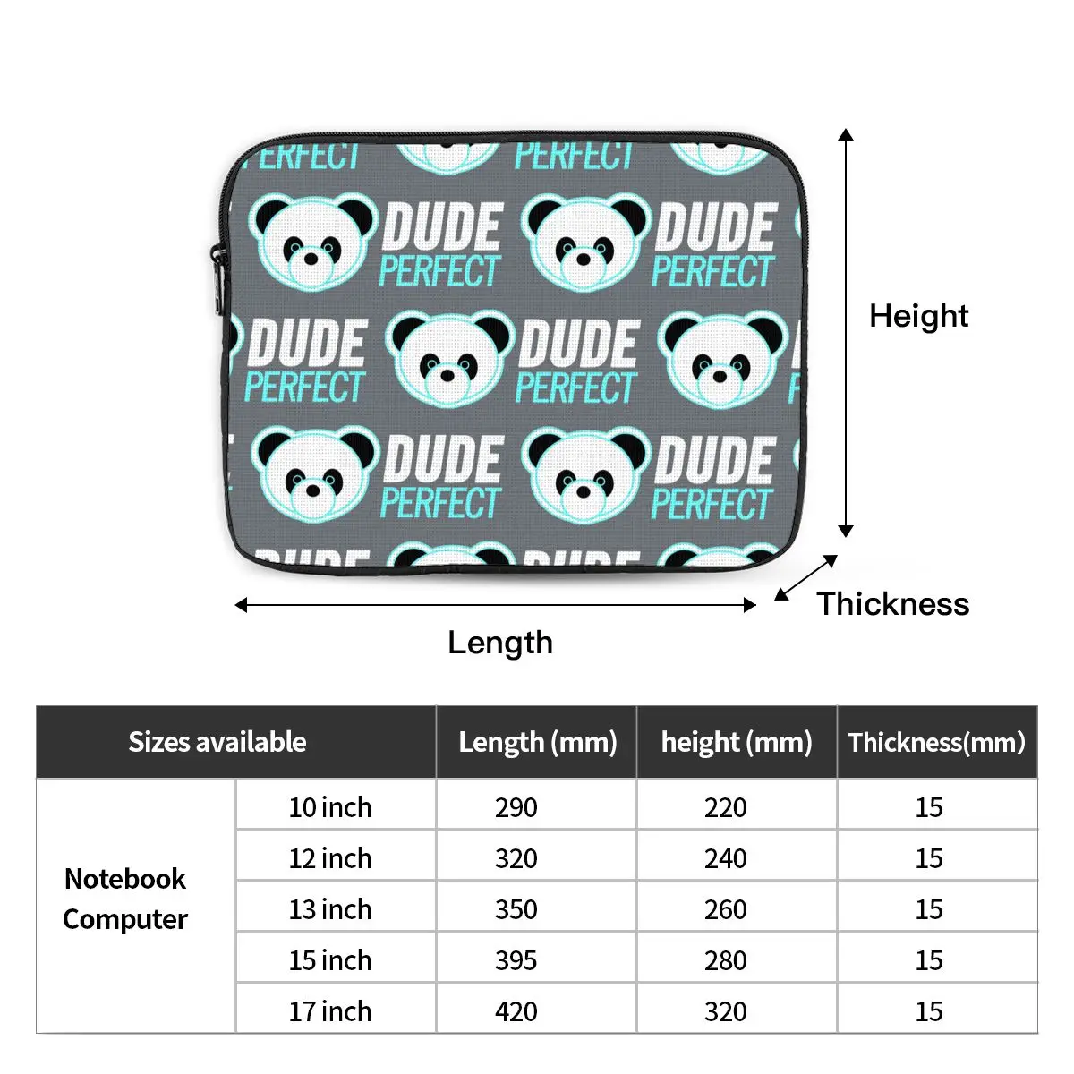 Dud.Perfect Notebook Laptop Bag Case Pouch For Macbook Air Pro Tablet Shockproof Case Bag