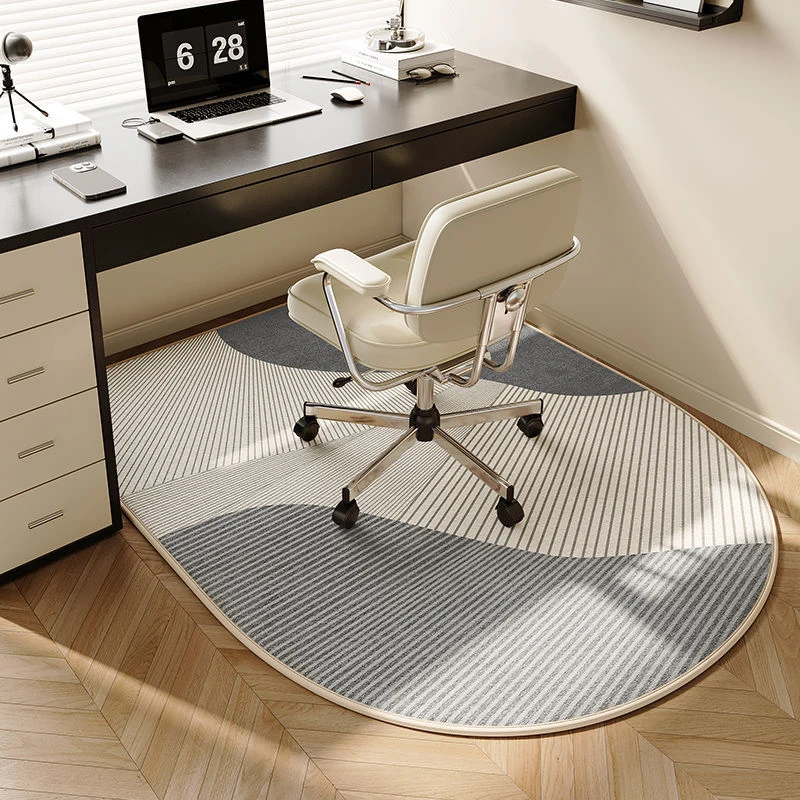 Nordic Style Simple Computer Chair Mat E-sports Swivel Chair Non-slip Carpet Living Room Table Study Desk Office Foot Mat