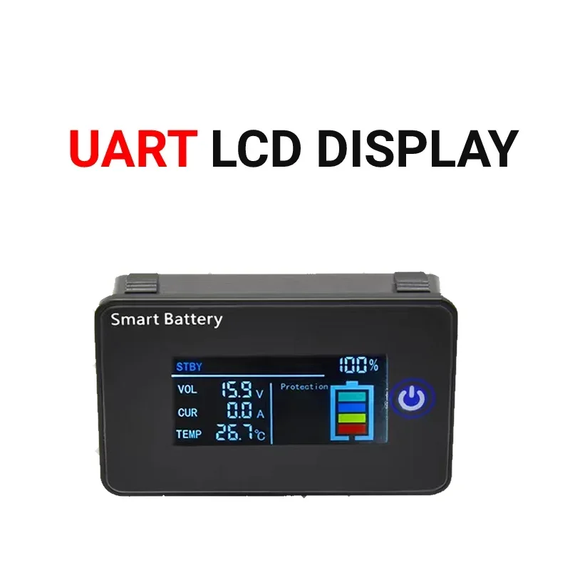 JBD Inteligentny wyświetlacz LCD BMS UART RS485 Komunikacja Płyta ochronna BMS Bateria litowa Inteligentne akcesoria Bms