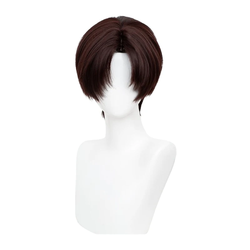 L-email wig Synthetic Hair Game WIND BREAKER Hayato Suou Cosplay Wig 30cm Red-brown Color Cosplay Wigs Heat Resistant Wig