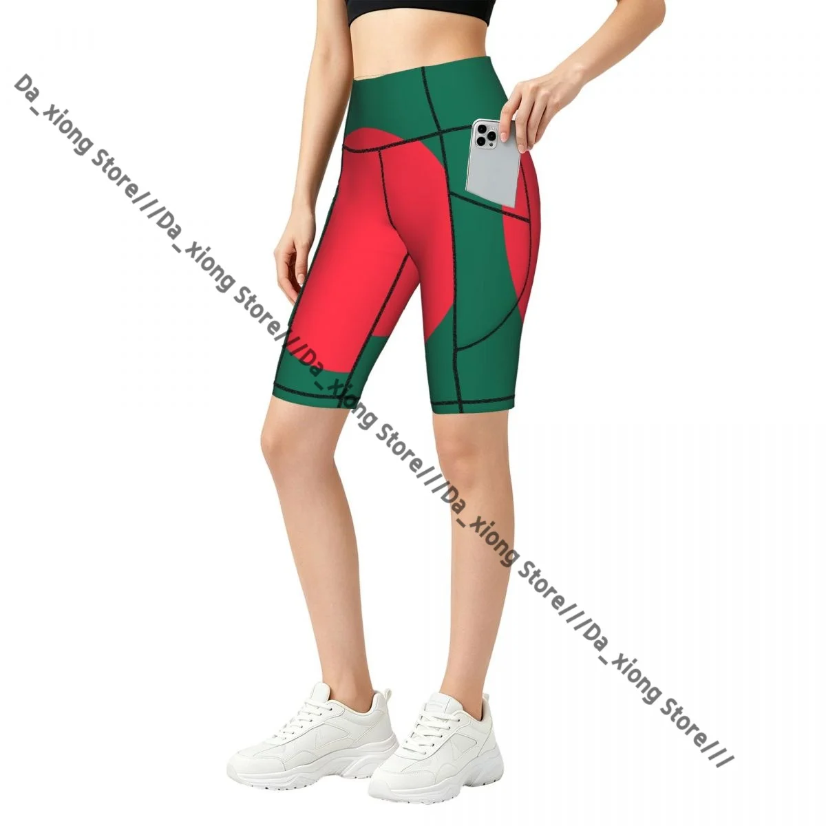 

Flag Of Bangladesh High Elastic Yoga Outdoor Sports Jogging Shorts
