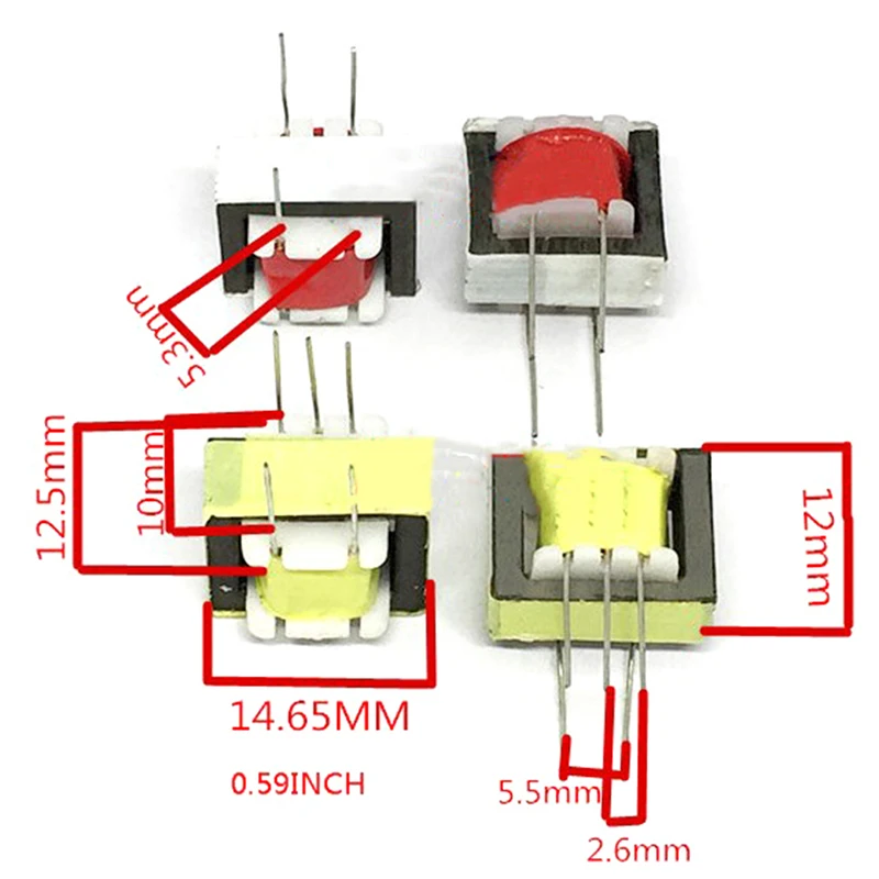 Double-wire Winding Audio Transformers 600:600 Ohm Europe 1:1 EI14 Isolation Transformer