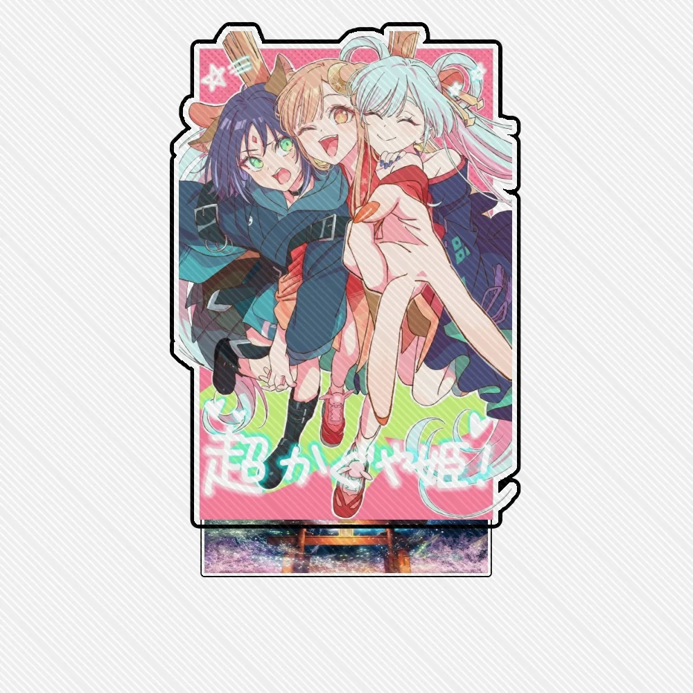15cm Anime Cosmic Princess Kaguya  Acrylic Stand Characters Ornament Accessories Collection Christmas Gifts