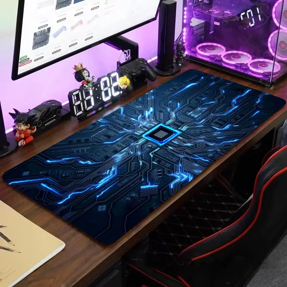 

Inside Motherboard Circuit Board Mouse Pad Large Keyboard XXL Multiple sizes Table Cushion Office Desk Mat Pc Gamer Accessories
