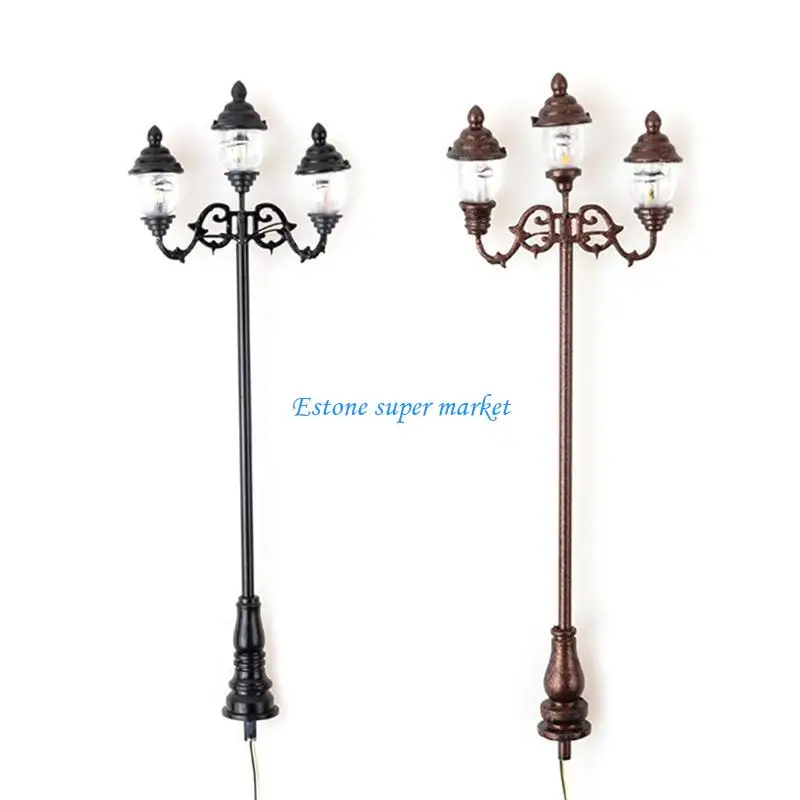 

090B 1 Model LED Lamp DIY Micro Post Light Dollhouse Decor Interactive Toy Light