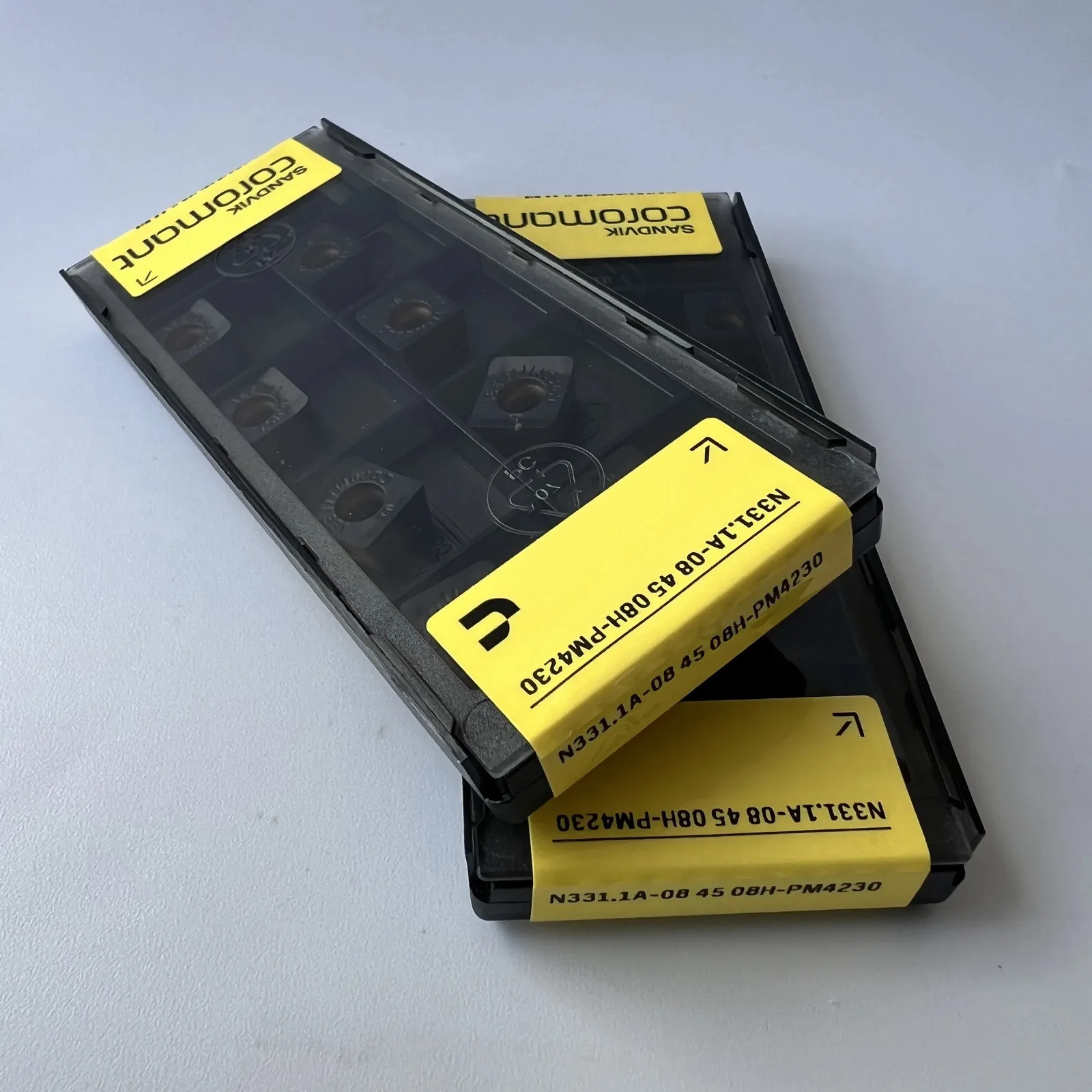 

SANDVIK / N331.1A-084508H-PM 4230 / Hard alloy CNC Blade 10 Pcs