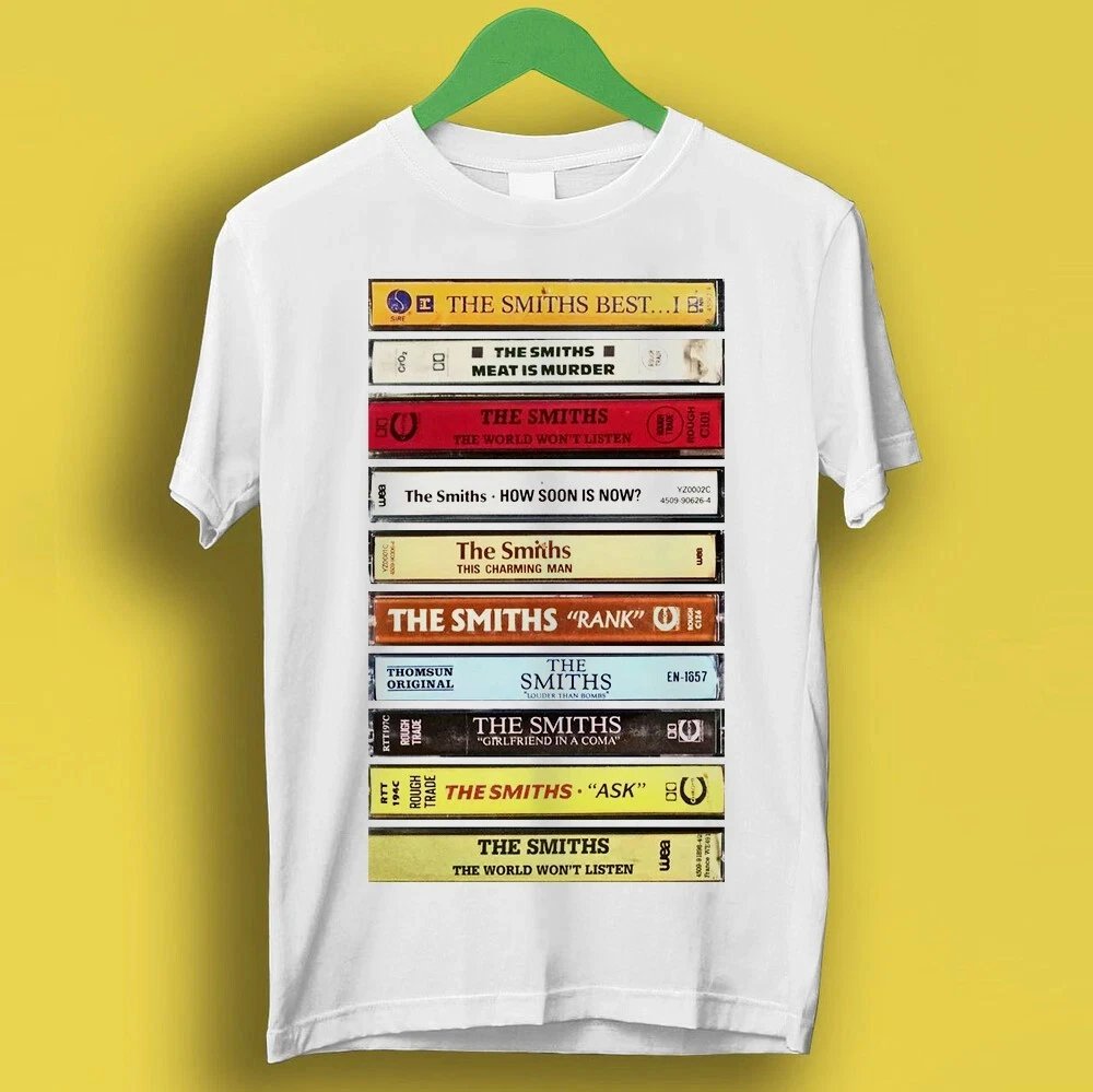 Summer Women's The Smiths T-shirt Unisex Cotton and Breathable Short Sleeve Streetwear Oversized Loose Casual