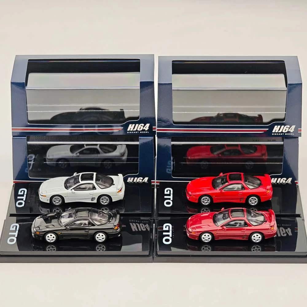 

Hobby hj64 1:64 GTO Twin Turbo Glass Top JDM HJ643065 Series Diecast Model Car Miniature Limited CollectionToy Vehicle Models