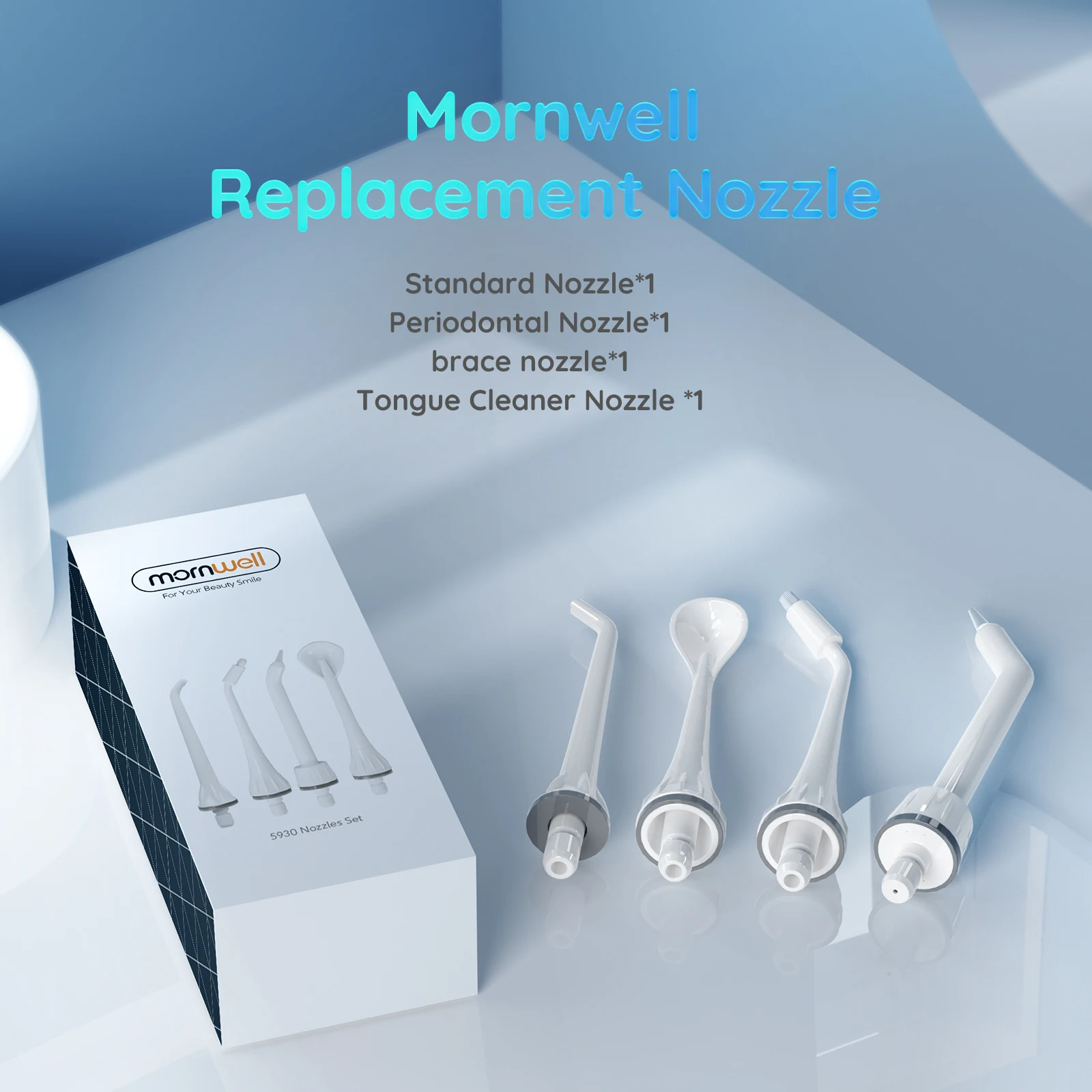 Mornwell F18 / D52/ F29/F32/F38 워터 플로셔용