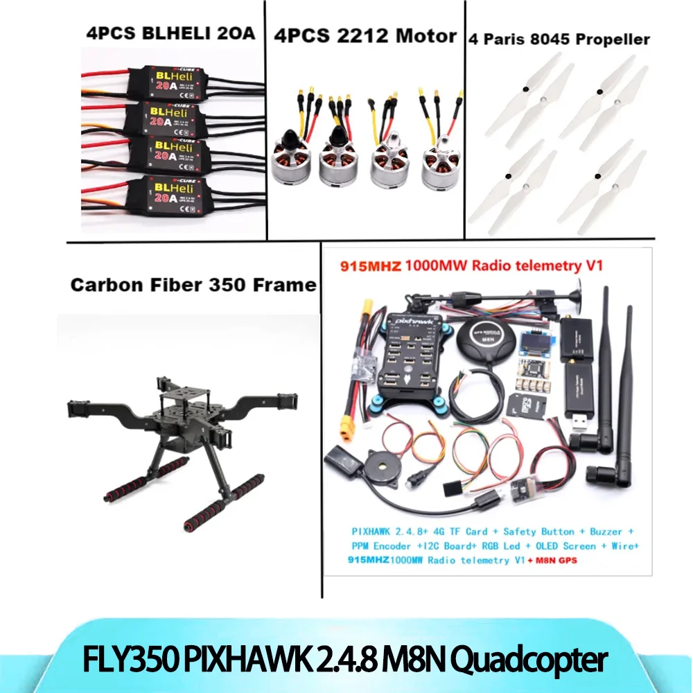 

B-CUBE Pixhawk 2.4.8 M8N Open Source New Smart Drone Fly 350 Mmpix Quadrotor Upturned Rack