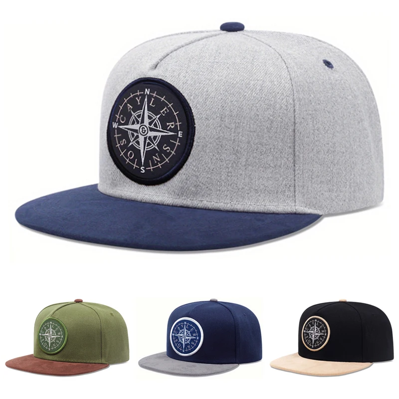 2026 New Hip Hop Hat NSWE Compass Embroidered Skateboarding Hat Daily Decoration Hat Sunshade Hat Unisex Flat Edge Baseball Hat