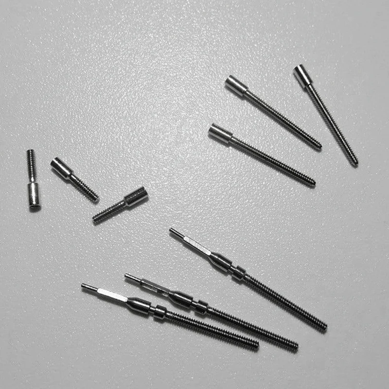 10 Types Watch Extension Rod Bar Watch Tool Winding Stem Extender For 2824 2836 2892 2035 PC Movement Watch Crowns Stems