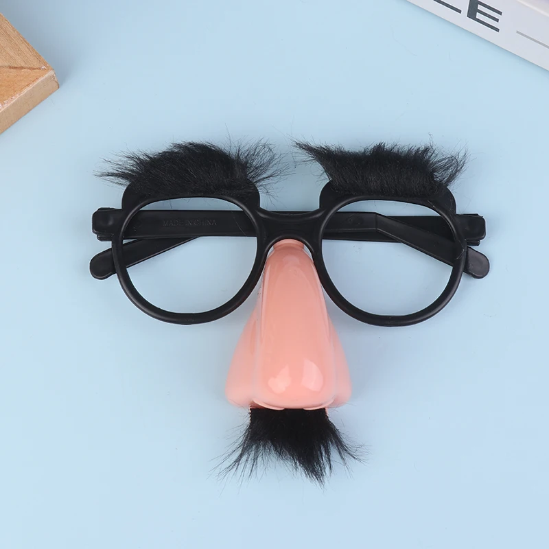 Halloween Disguise Glasses Creative Nose And Mustache Glasses Funny Big Nose Tricky Props