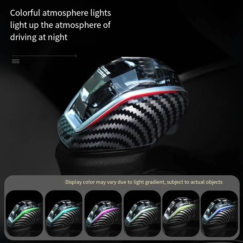 LED crystal gear shift knob suitable for Toyota RAV4 crystal gear shift knob, gear shift head, Highlander, Venza, Crown, WILDLAN