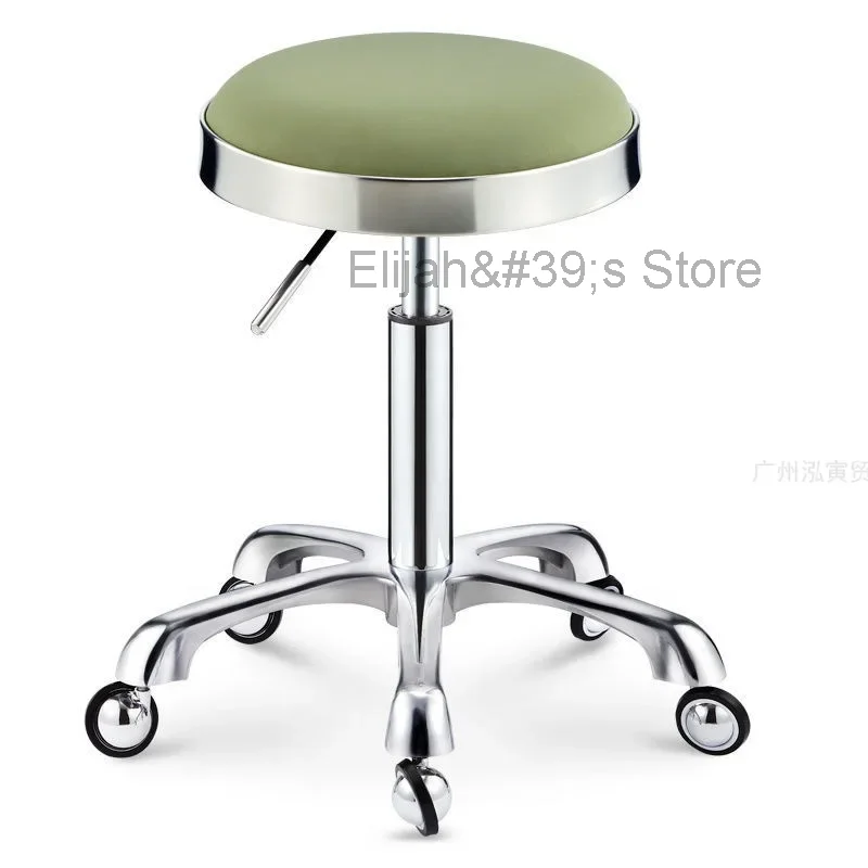 

Simple Professional Barber Stool Swivel Wheels Rolling Rotating Styling Chair Beauty Salon Coiffeur Stuhl Salon Furniture MQ50BC