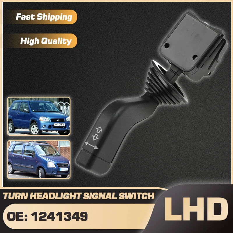 

For Suzuki Wagon R+ GL 1.3 2000-2003 Suzuki Ignis II 2003-2008 2007 2006 2005 2004 1x Car Headlight Stalk Switch 1241349 6240241