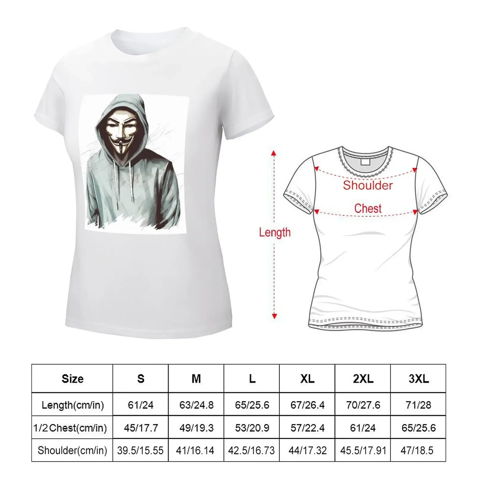 Stay Anonymous T-Shirt plain tees cute tops Women's tee shirt