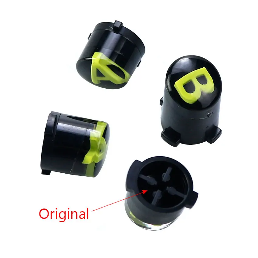 YuXi Xbox 시리즈 X/S 컨트롤러용 교체 버튼, ABXY 키 버튼 키트, XSS XSX 게임 패드 액세서리 수리 부품