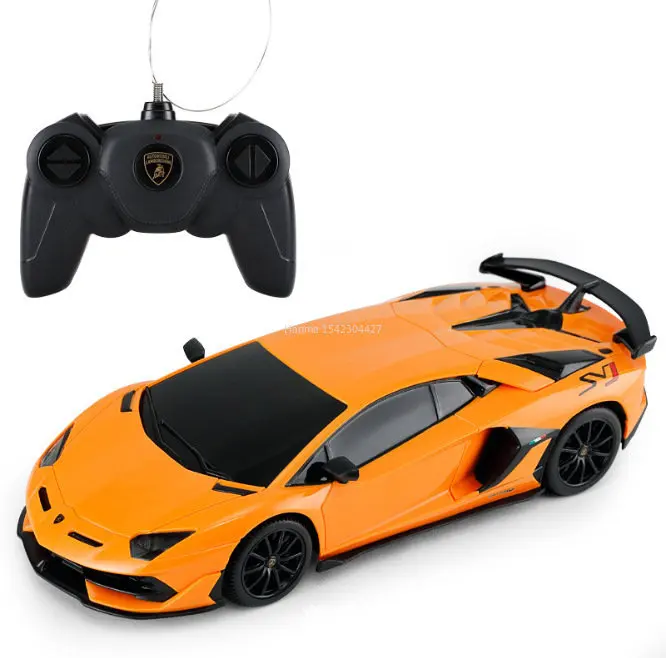NEW Lamborghini Aventador SVJ RC Car 1:24 Scale Remote Control Toy Radio Controlled Car Model Auto Machine Gift for Kids Adults