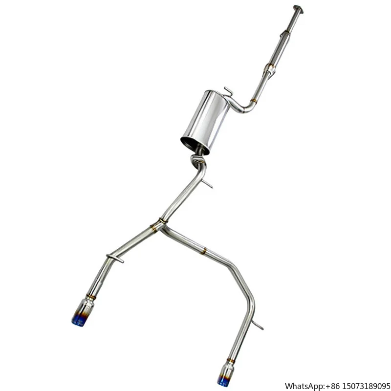 

09-11 & 2013 Classic Sedan/Hatchback 1.8L AL Racing Middle & Rear Exhaust Section with Muffler