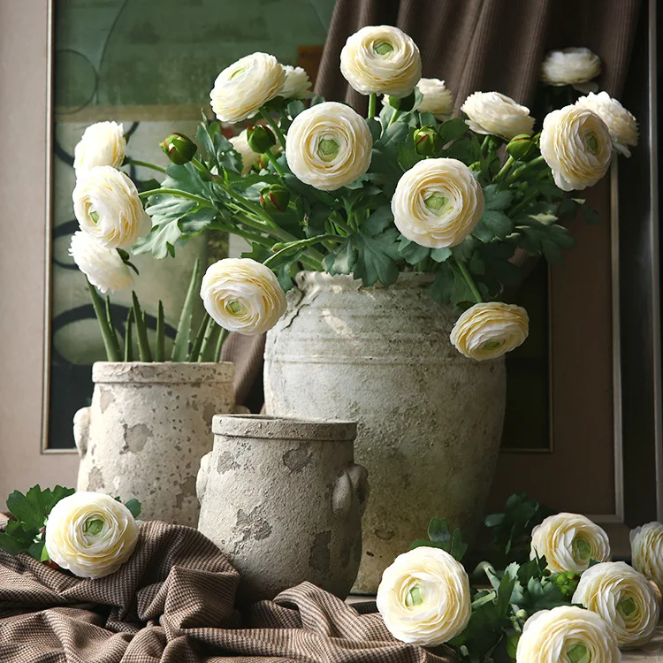 

Artificial Flowers Fake Flower Florals Arrangements for Living Room Table Home Decor Creative Decoration for Wedding Restaurant