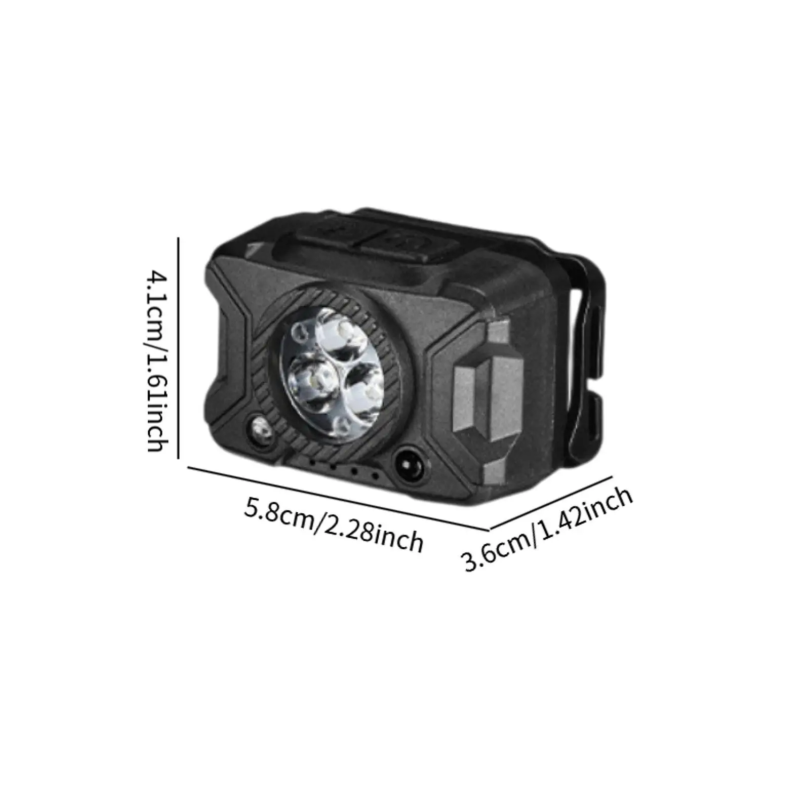 Faro impermeable ajustable con diadema para senderismo Camping pesca