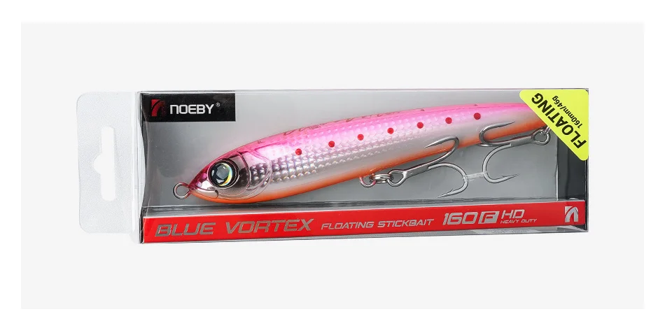 NOEBY Blue Vortex Schwimmender Stickbait 160mm 46g Pencil-Köder mit Rollender Aktion Salzwasser-Hardbait – Detail 9