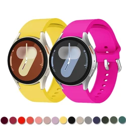 Pulseira de Silicone para Samsung Galaxy Watch, Pulseira Clássica, 6, 4, 7, 44mm, 40mm, 5 Pro, 45mm, 20mm, 43mm, 47mm