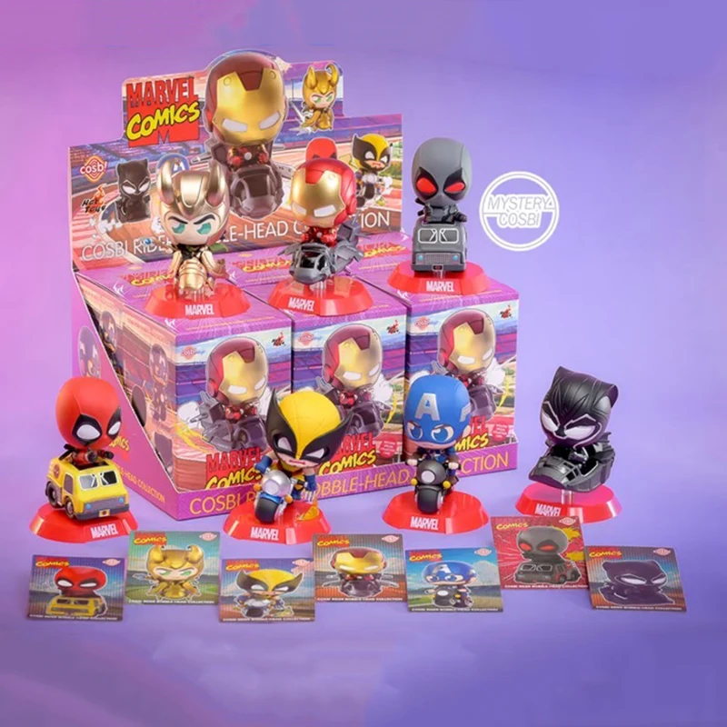 

2025 Official Marvel Deadpool and Wolverine Cosbi Blind Box Mini Figure Comic Collection Model Movie Chibi Toy Holiday Gift