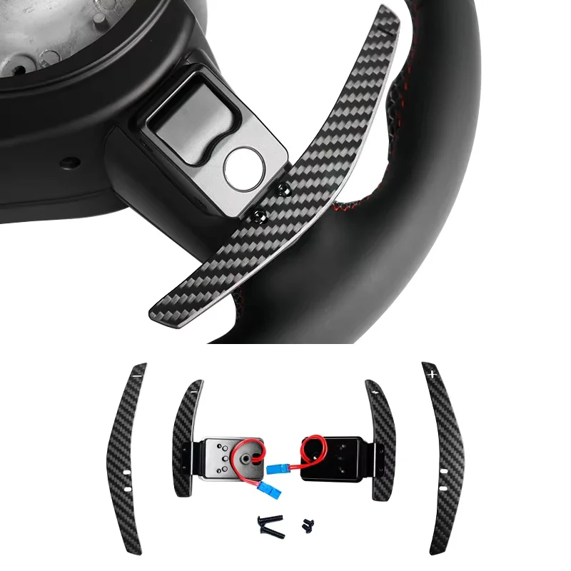 

Customize For BMW F10 F30 M3 X5 1 2 3 4 5 6 7 Series Carbon Fiber Magnetic Shift Paddle Newly Upgraded Car Interior Accessories