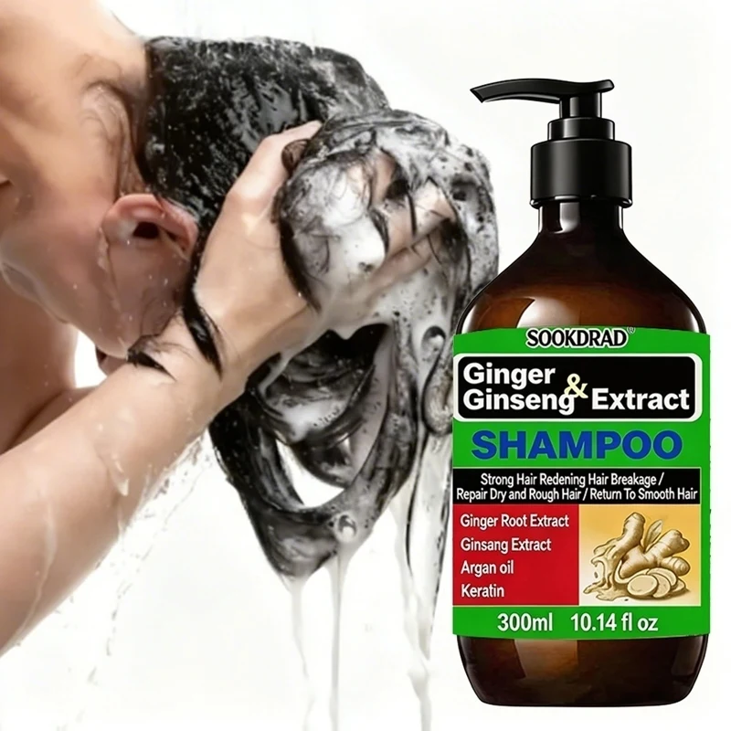 

Ginseng Extract Shampoo, Strengthen Strands, All Hair Types, 10.14fl oz