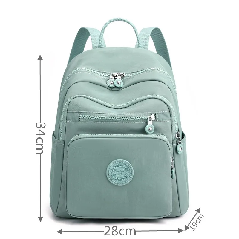 Travel Nylon Women Backpack Casual Waterproof Youth Lady School Bag Female Daypack Women\'s Shoulder Bags Rucksack Mochilas