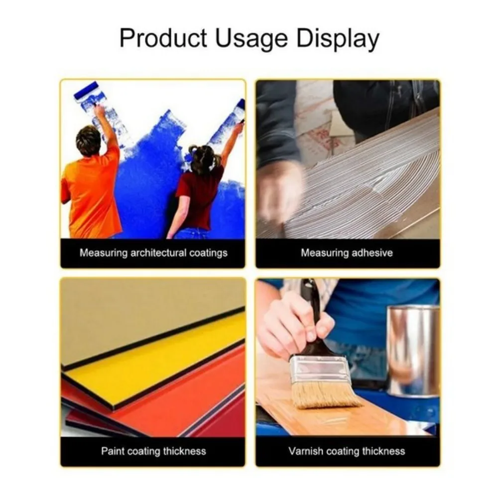 Краска из нержавеющей стали, шестигранная расческа для влажной пленки, прозрачная шкала, не легко ржавеет, шестиугольная расческа для влажной пленки, серебристая, антикоррозийная