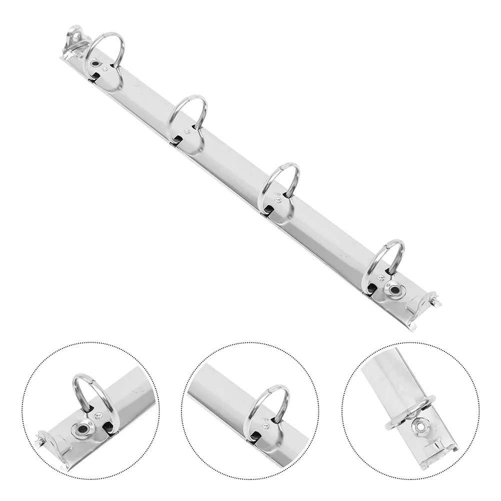 

5Pcs A4 Metal Binding Clips 4-Hole Loose Leaf Binder Set for School Office Documents Organizer Portable Stationery