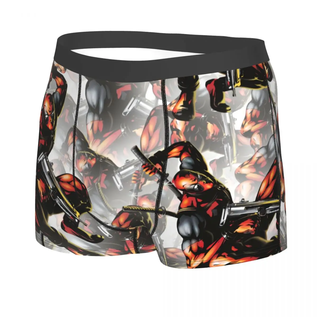 Benutzer definierte lustige Superhelden Comics Deadpools Muster Boxershorts für Homme 3D bedruckte Unterwäsche Höschen Slips atmungsaktive Unterhosen