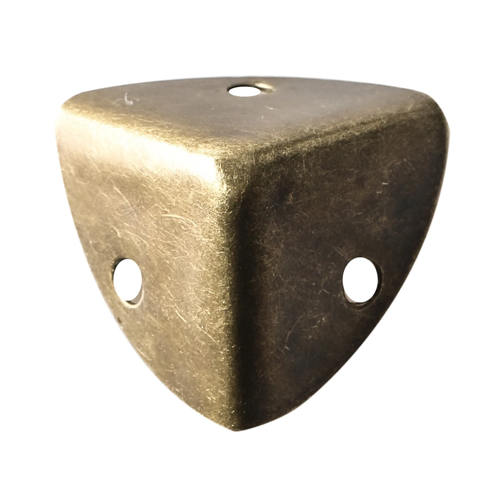 Safety Protector Edge Cover Edge Corner Desk Decoration 2.5*2.5*2.5cm Antique Iron Bronze With Screws High Quality