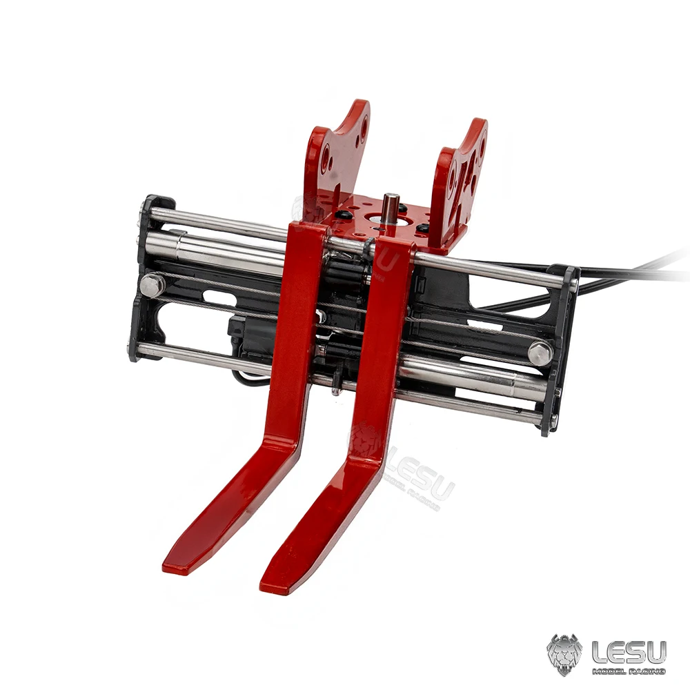LESU 1/14 Technische Hydraulische Metaal Graafmachine Afstandsbediening Model Hydraulische 270 Graden Draaibare Vork AT-C0041