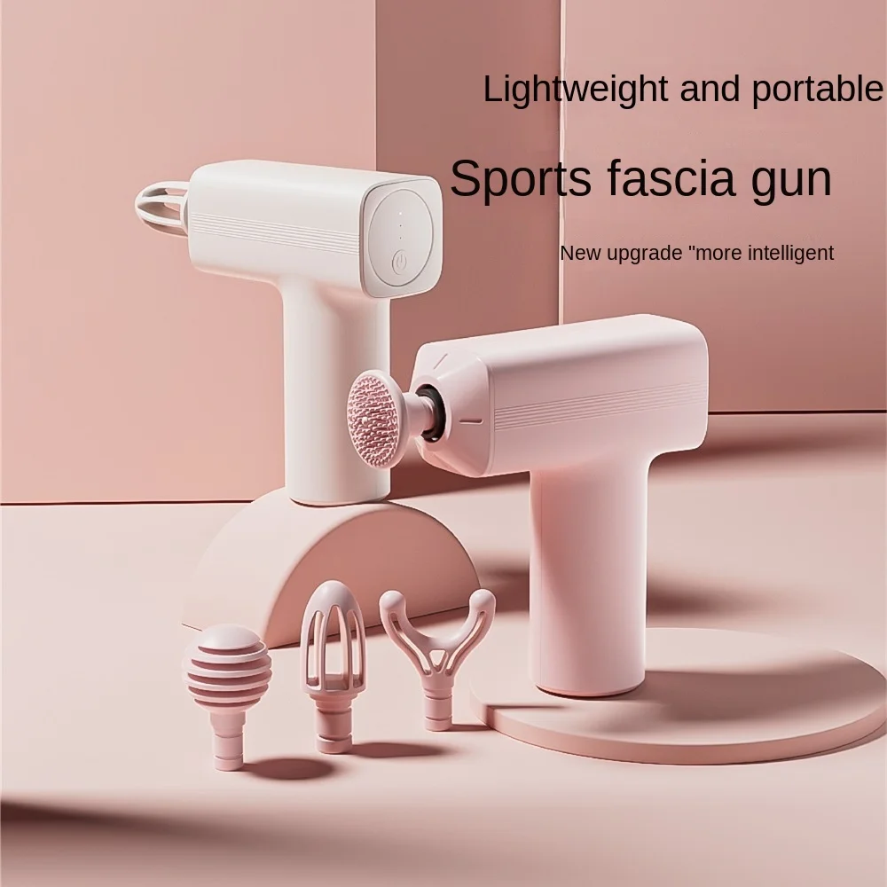 

Массажеры для мышц Ультра бесшумный мини-массажный пистолет 3 режима долговечная 12-часовая мышечная терапия с 4 головками Смарт-чип Унисекс Портативный