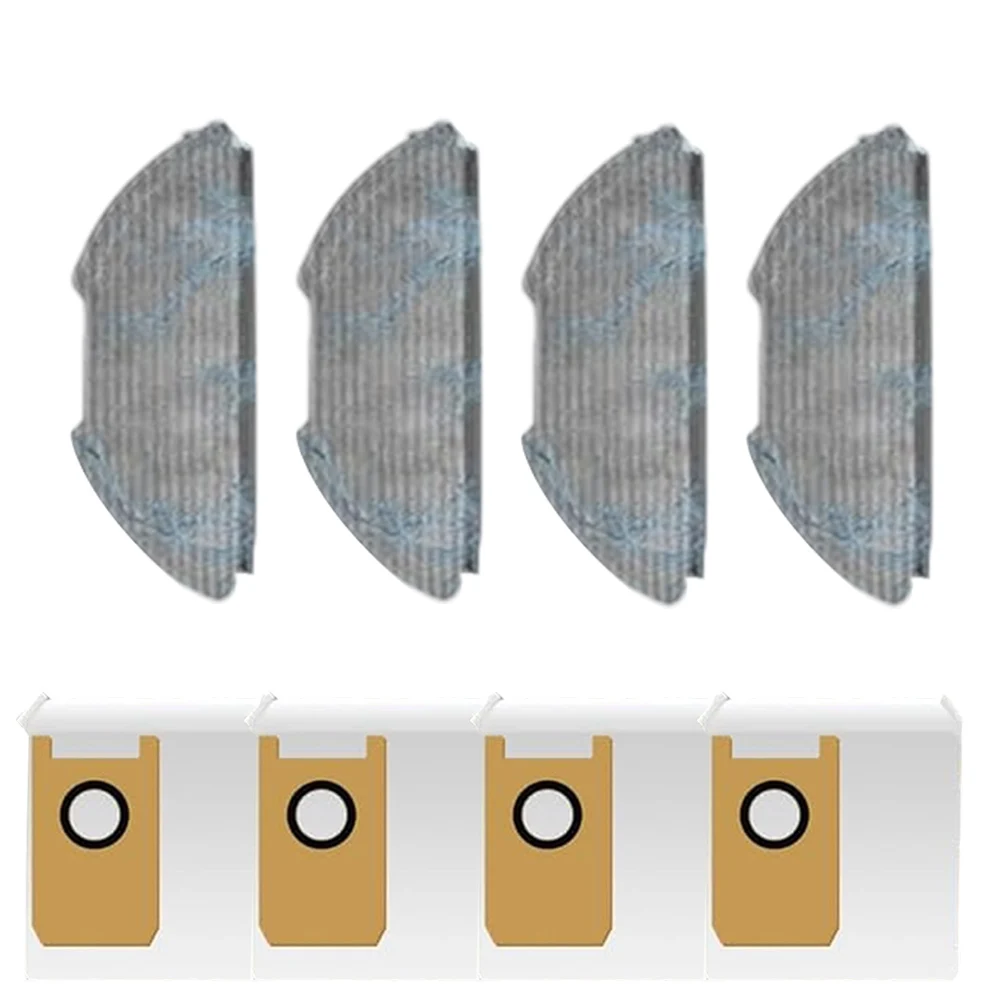 1 комплект тряпок для швабры, набор мешков для сбора пыли, легко отображаемый грязь и пыли для робота-пылесоса Airrobo GT21, инструмент для чистки
