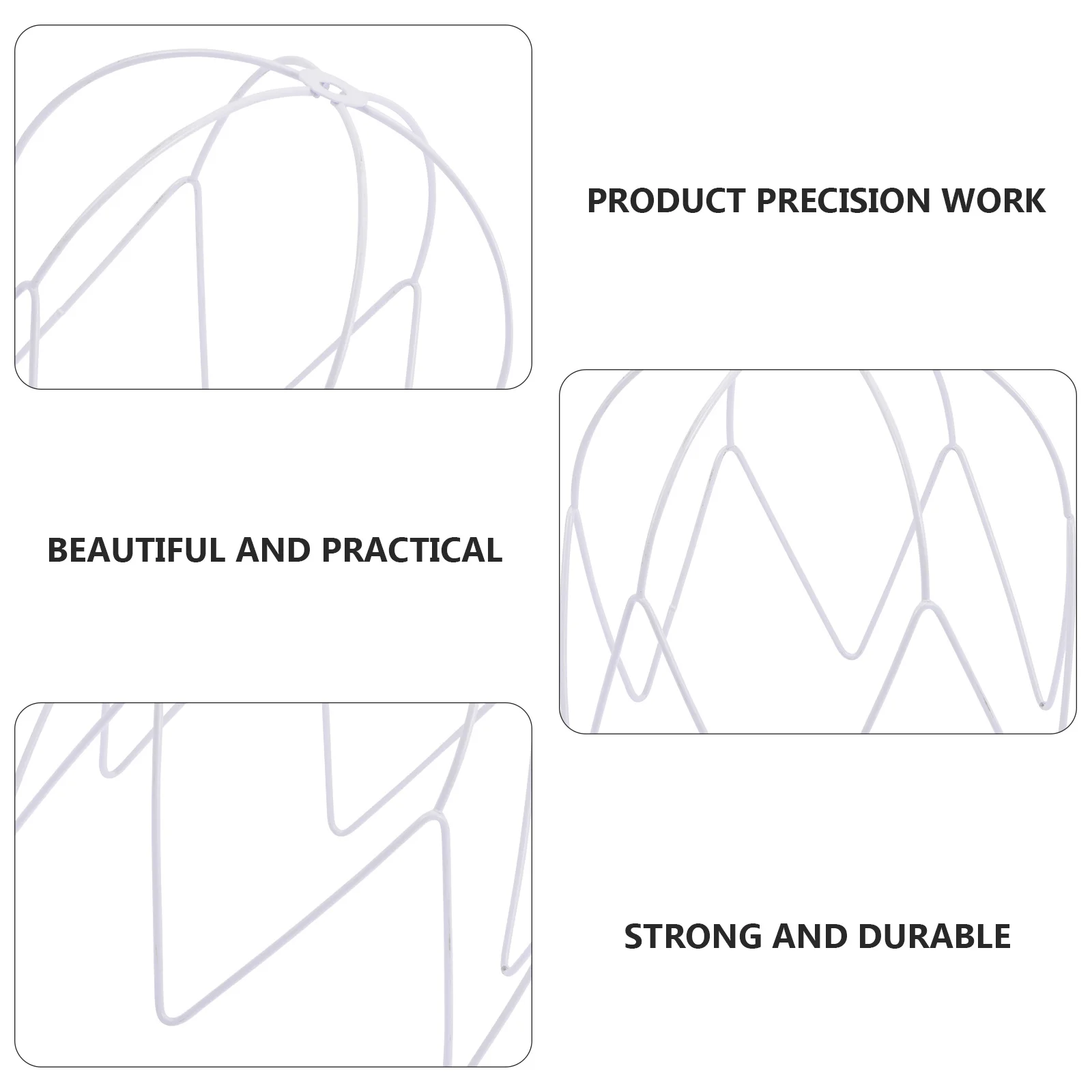 

Lampshade Frame E27 Light Socket Iron Shade Ring Fitter DIY Lamp Shade for Chandelier Pendant Light Vintage Wire Lamp Cover