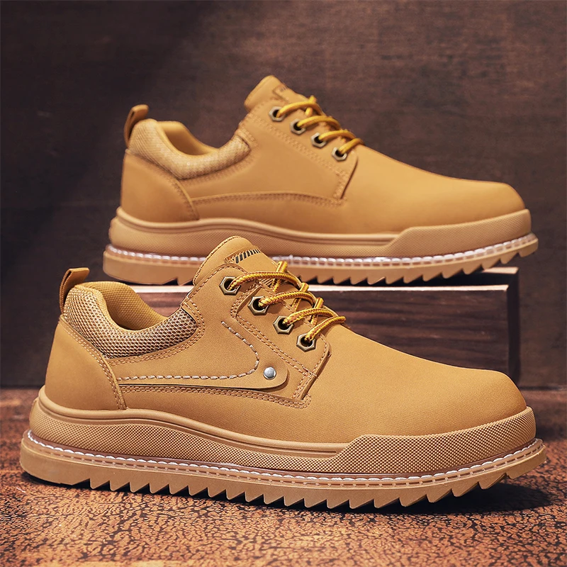 

Men's New Summer Breathable Comfortable High Quality Four Seasons Leisure Leather plus Size Men's Shoes Lightweight
