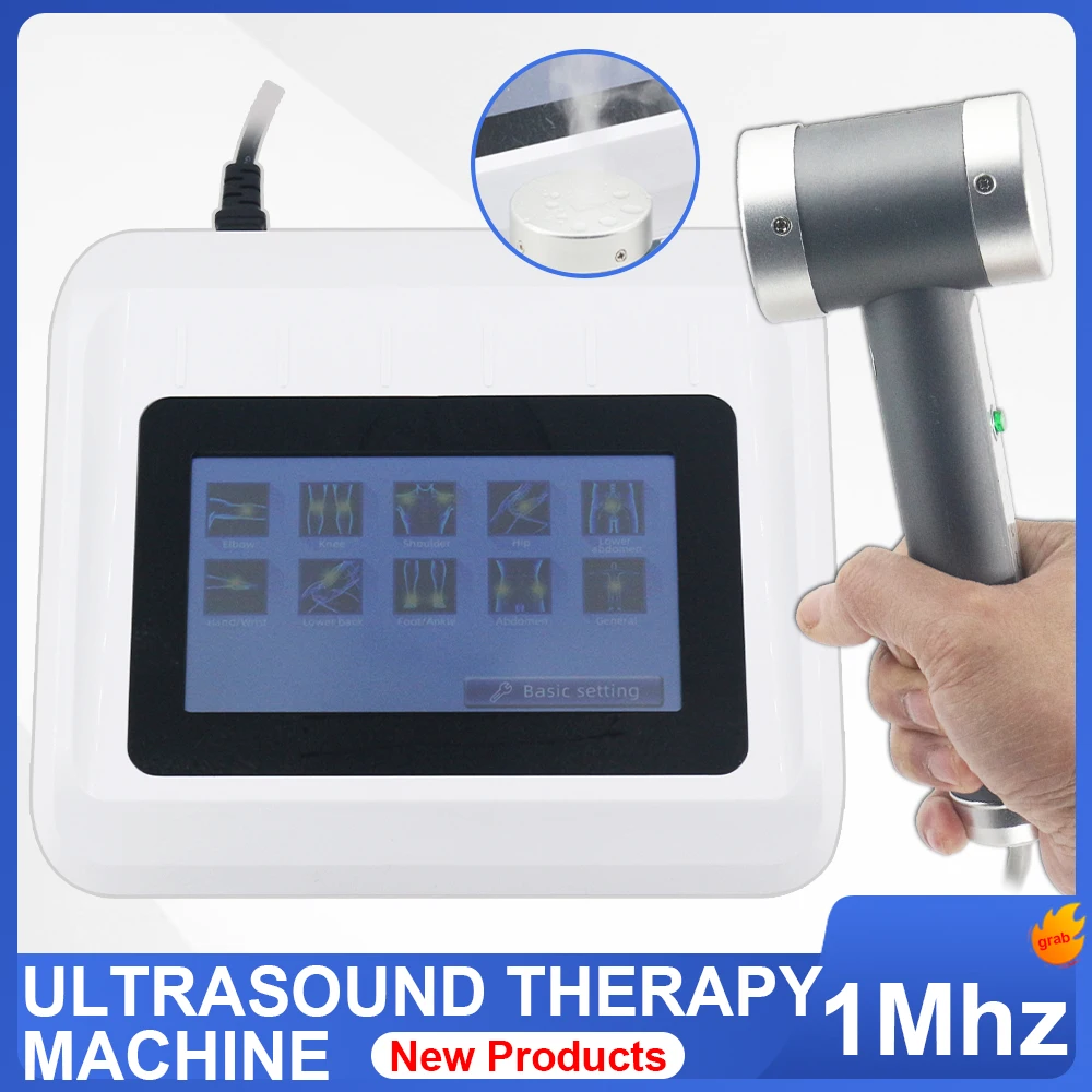 

Ультразвуковой терапевтический аппарат 1 МГц для снятия боли в суставах, массажа мышц, расслабления, без лекарств, ультразвуковое физиотерапевтическое устройство, CE