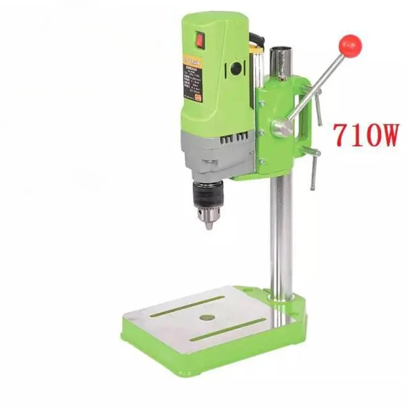 BG-5156E Mini Bench Drill Tool 220V/710W High Power High Precision DIY Processing Bench Driller Portable Bench Drilling Machine