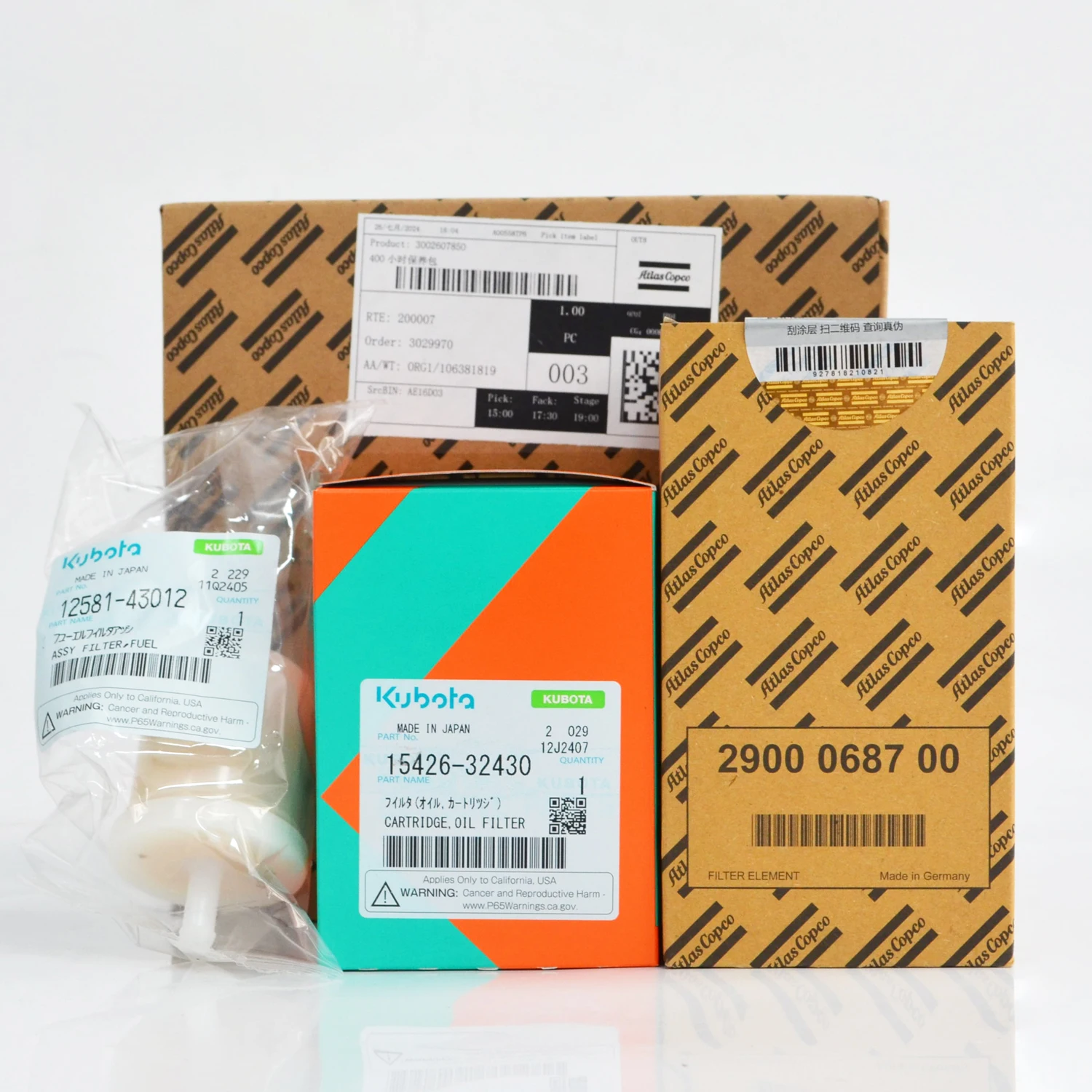 Atlas Copco 3002607850 4000h Maintenance Kit Accessories For Hilight V5+ 6
