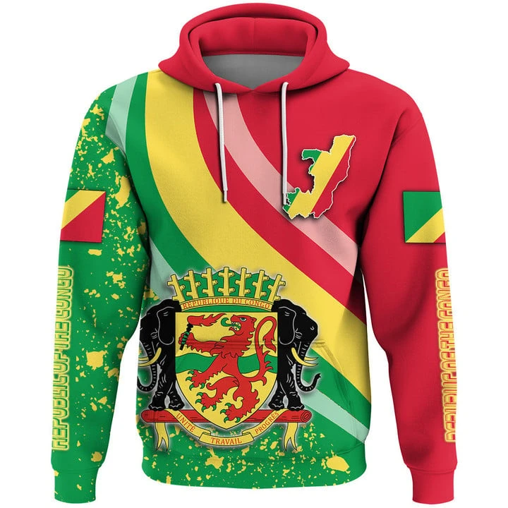 

Democratic Republic Of The Congo Flag Map 3D Printed Hoodies For Men Clothes National Emblem Sweatshirts Fashion Kids Boy Hoody