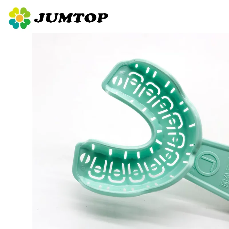 JUMTOP 3 Pairs Dental Implant Tray S/M/L Full Mouth Removable Partial Mold Tray Plastic Teeth Holder Dentistry Materials