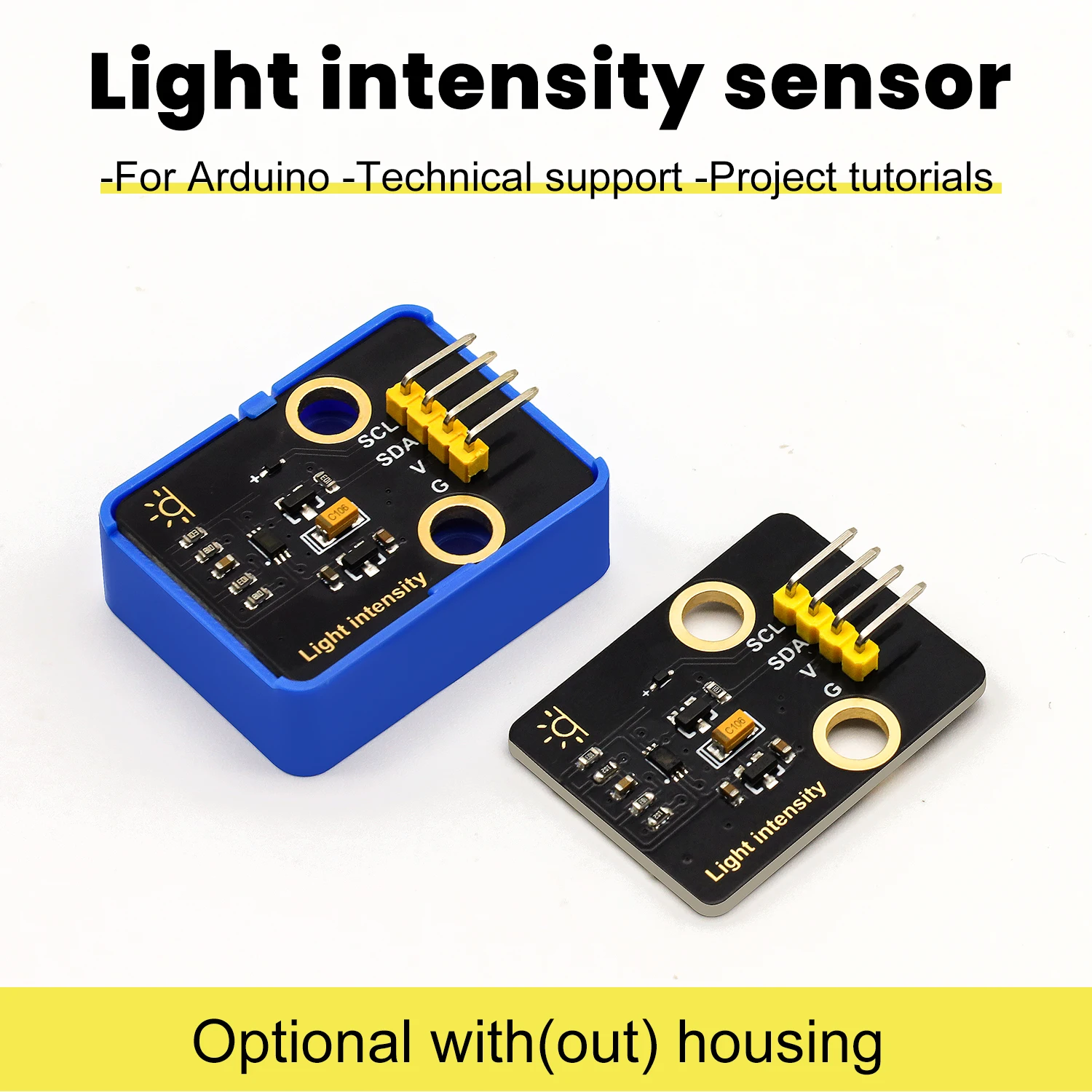 I2C BH1750FVI Digital Light Intensity Module Digital Light Sensor Module for Arduino UNO R3 Compatible with Lego Blocks