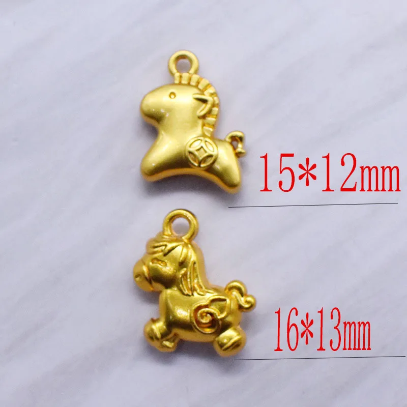 10pcs Charms Alloy Metal Horse Pendant for DIY Bracelet Necklace Earrings Jewelry Making Material Wholesale