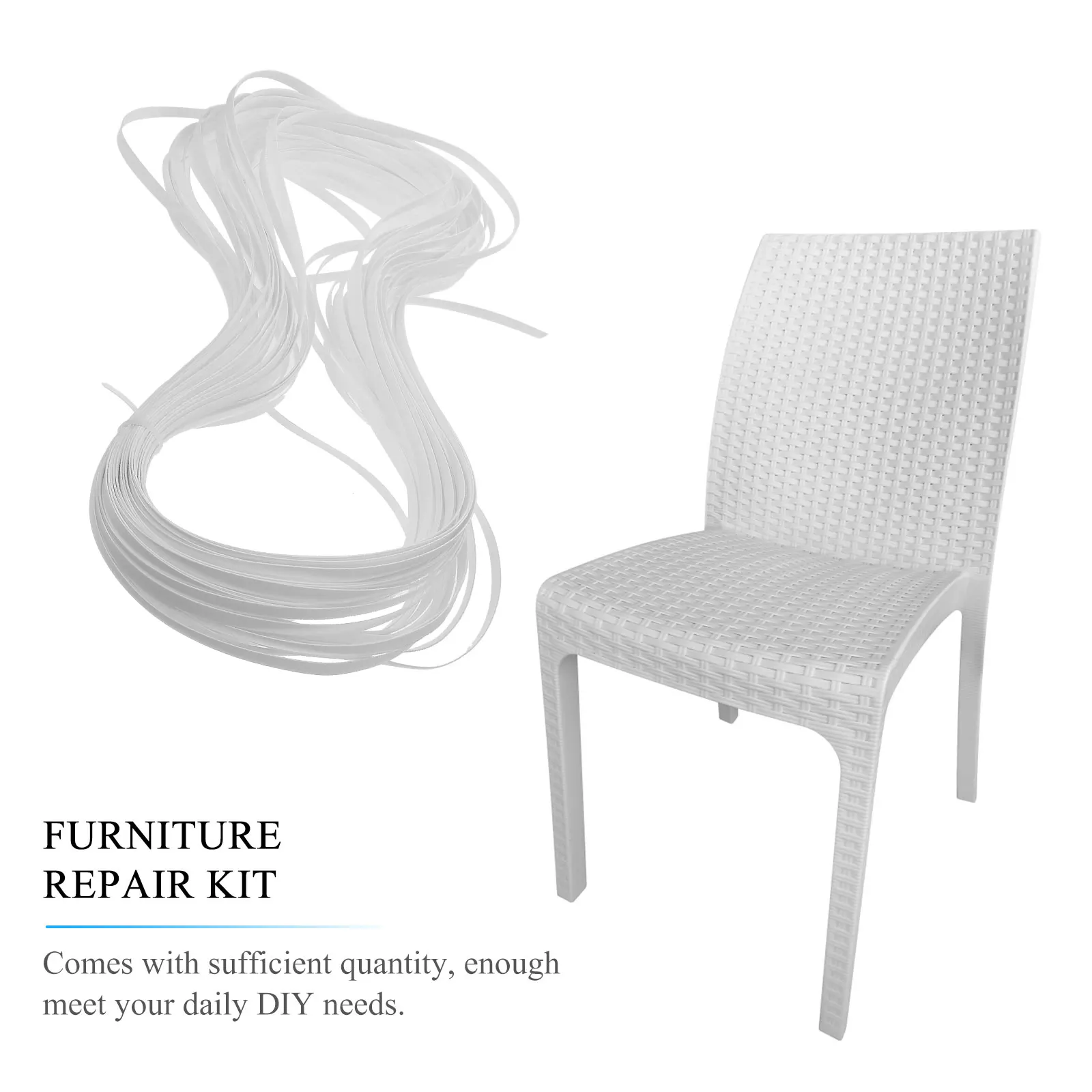 

DIY Flat Plastic Rattan Material for Chair Rattan Repairing Multi-Functional Pe Durable Handmade Craft Material Balcony Chair