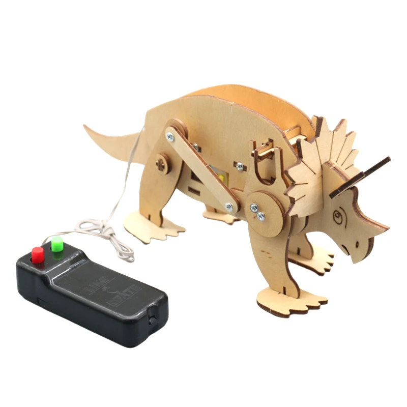 ไดโนเสาร์ STEM ชุดของเล่นสําหรับเด็ก 3D ปริศนาไม้การทดลองทางวิทยาศาสตร์ชุด DIY การศึกษาวิทยาศาสตร์อาคารโครงการ STEM